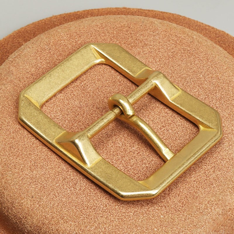 Solid Brass Belt Buckles Tongue Pin Belt Buckle Fits For 1.5 INCHES Belt Gift