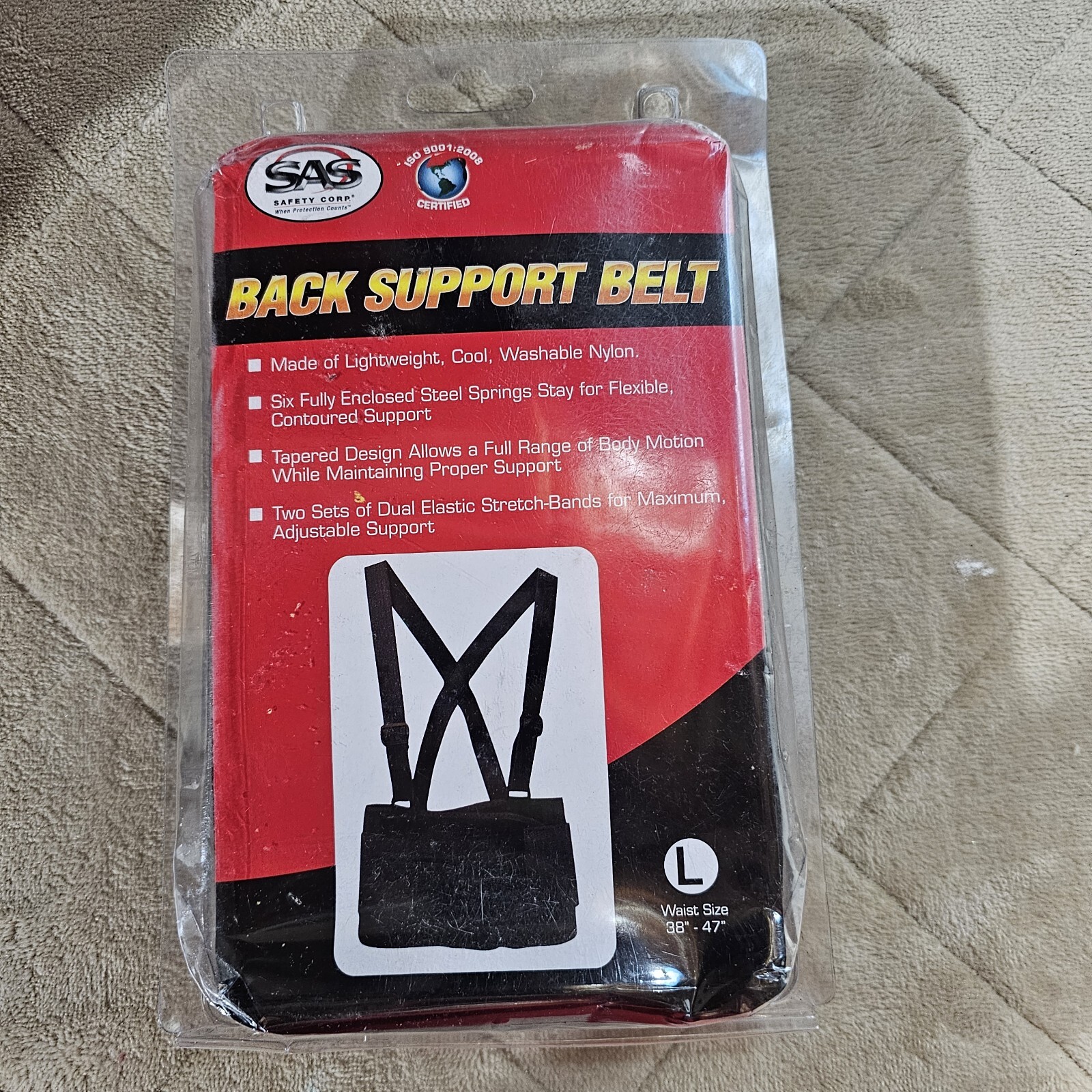BACK SUPPORT BELTProvides Comfortable Relief From Lower Back Pain
