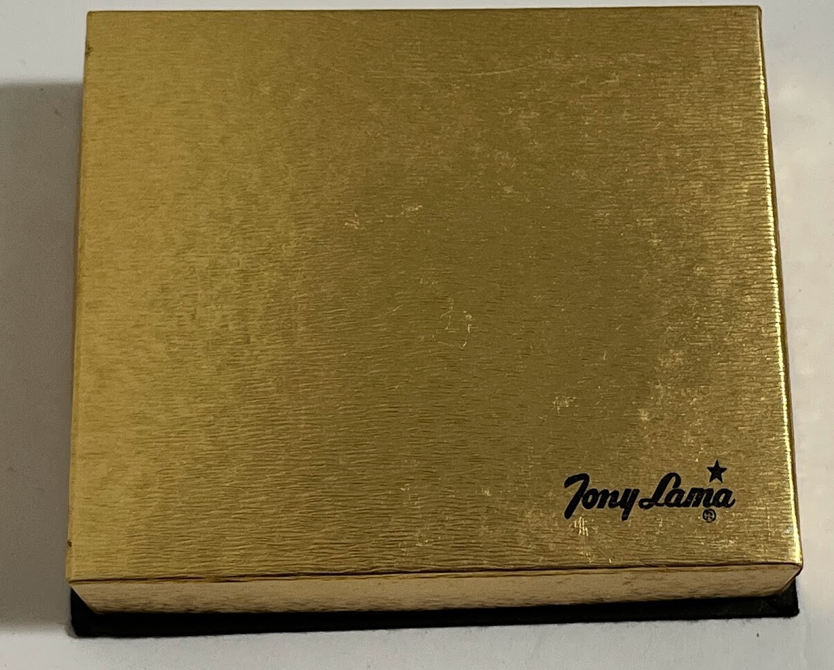Tony Lama Brass Belt Buckle Maine Anjou Cattle Breed Series 1st Edition NOS