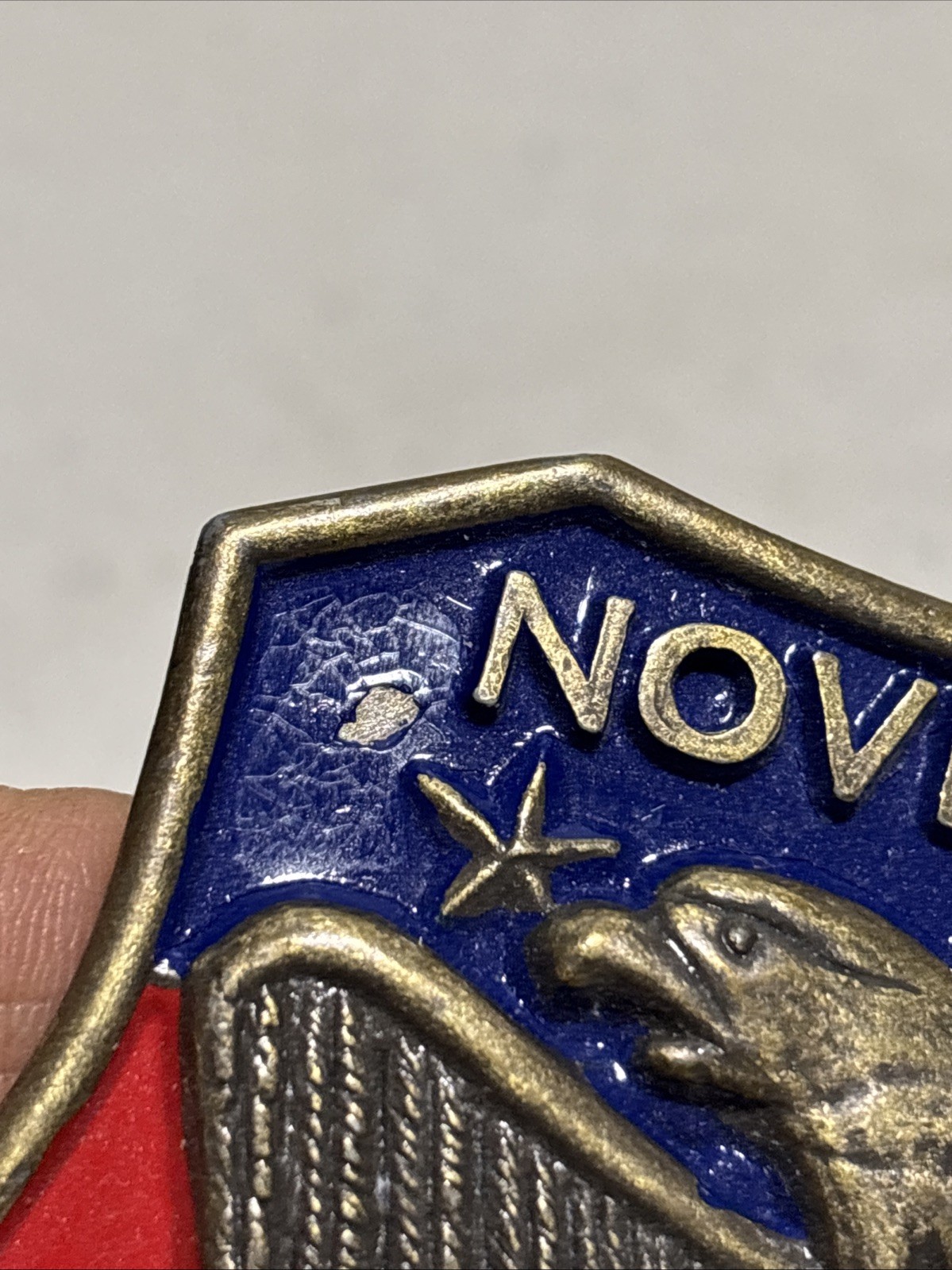 Vintage Collectible November Patriotic Flag Eagle Metal Belt & Buckle Sz 30