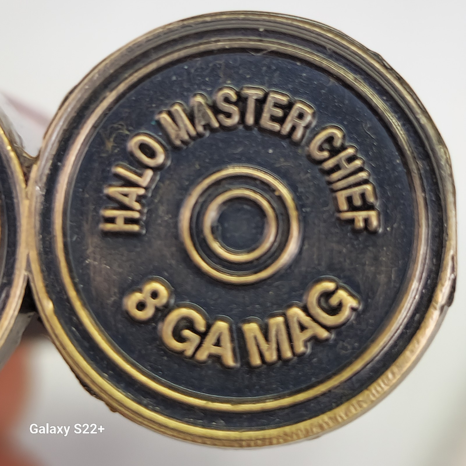HALO 3 Master Chief 8GA MAG Shotgun Shell Design Belt Buckle Ammo 2008 Microsoft