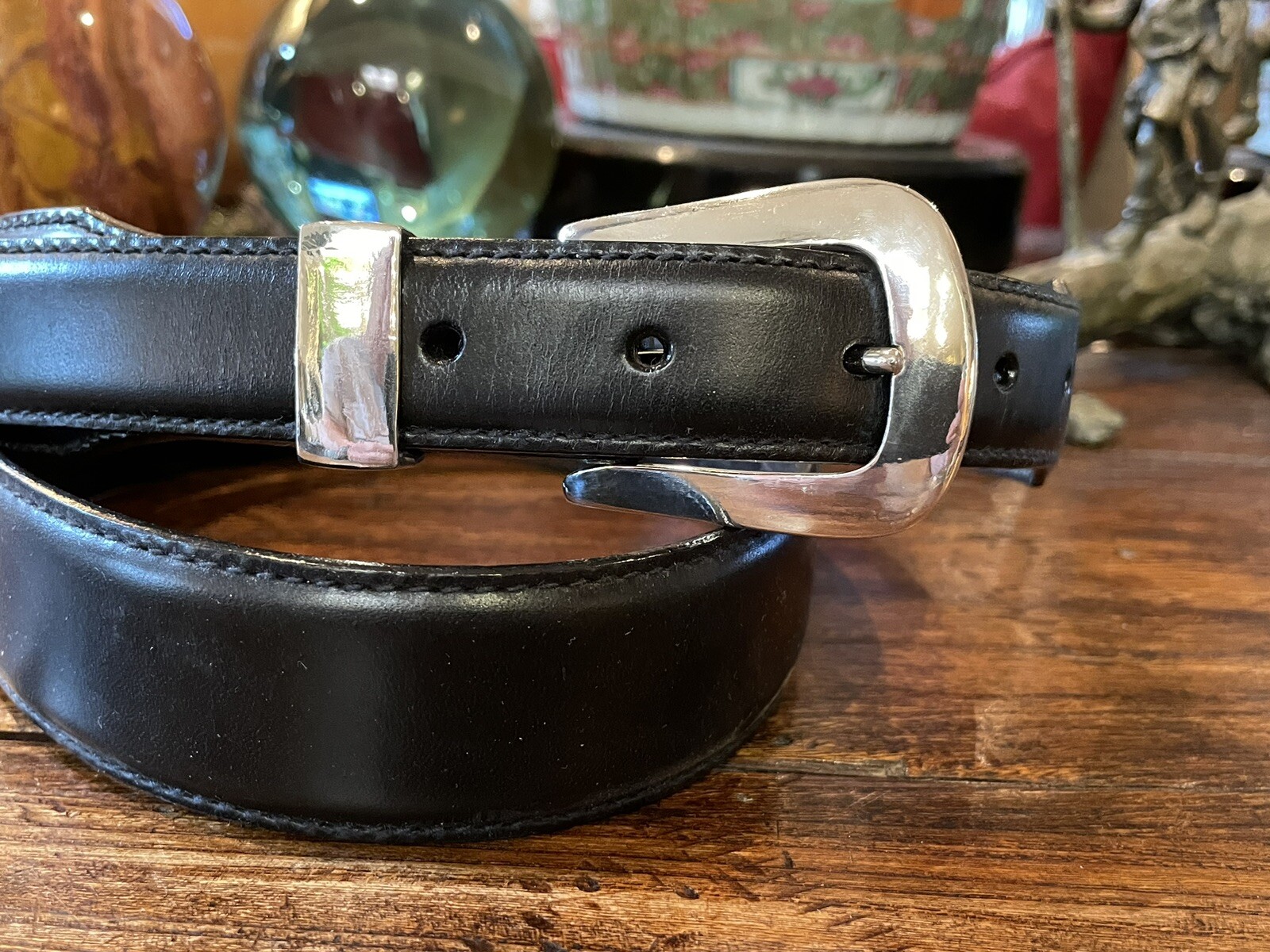 Douglas Magnus James Reid Dgn Sterling Silver Belt Buckle NuBelt 37-38”✅