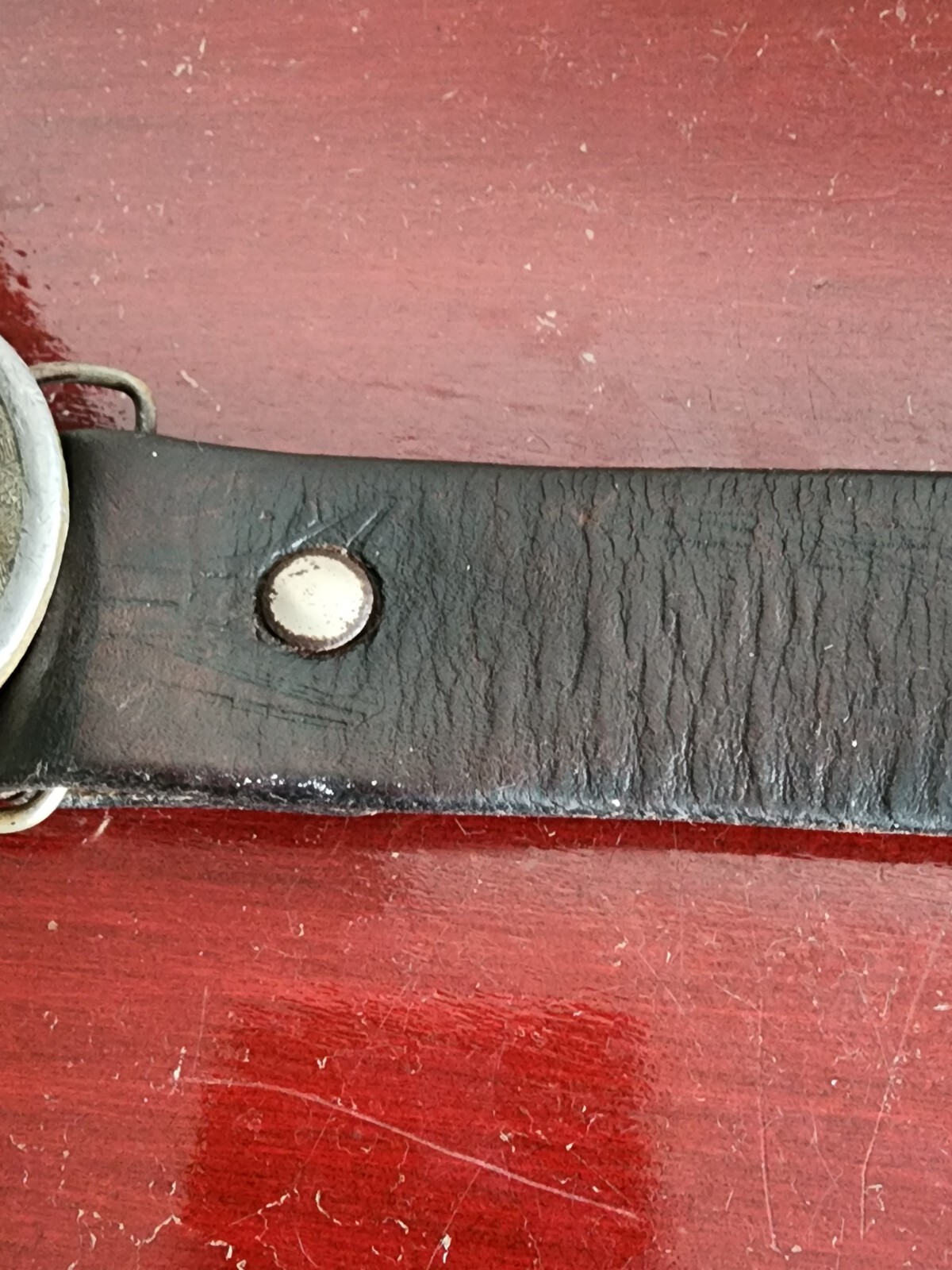 COLLECTIBLE STRAGETIC AIR COMMAND US AIR FORCE 1982 S&S ENTERPRISES LEATHER BELT