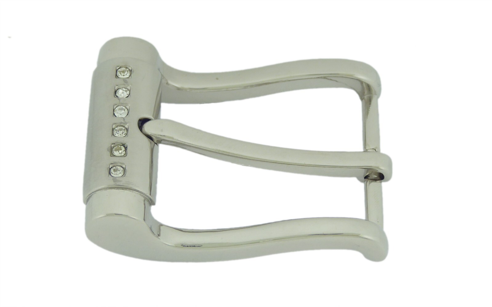 Pin Belt Buckles for Men&rsquo;s Fits 1.25″ inch 32 mm Jeans Belt Silver Style Blinged