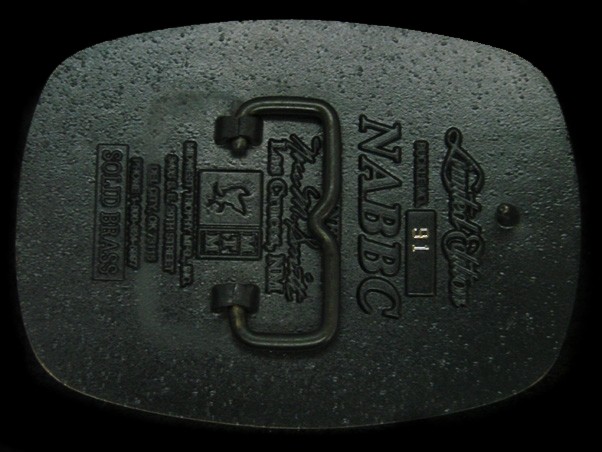 TJ01164 2005 *NATIONAL ASSOCIATION OF BELT BUCKLE COLLECTORS* SOLID BRASS BUCKLE