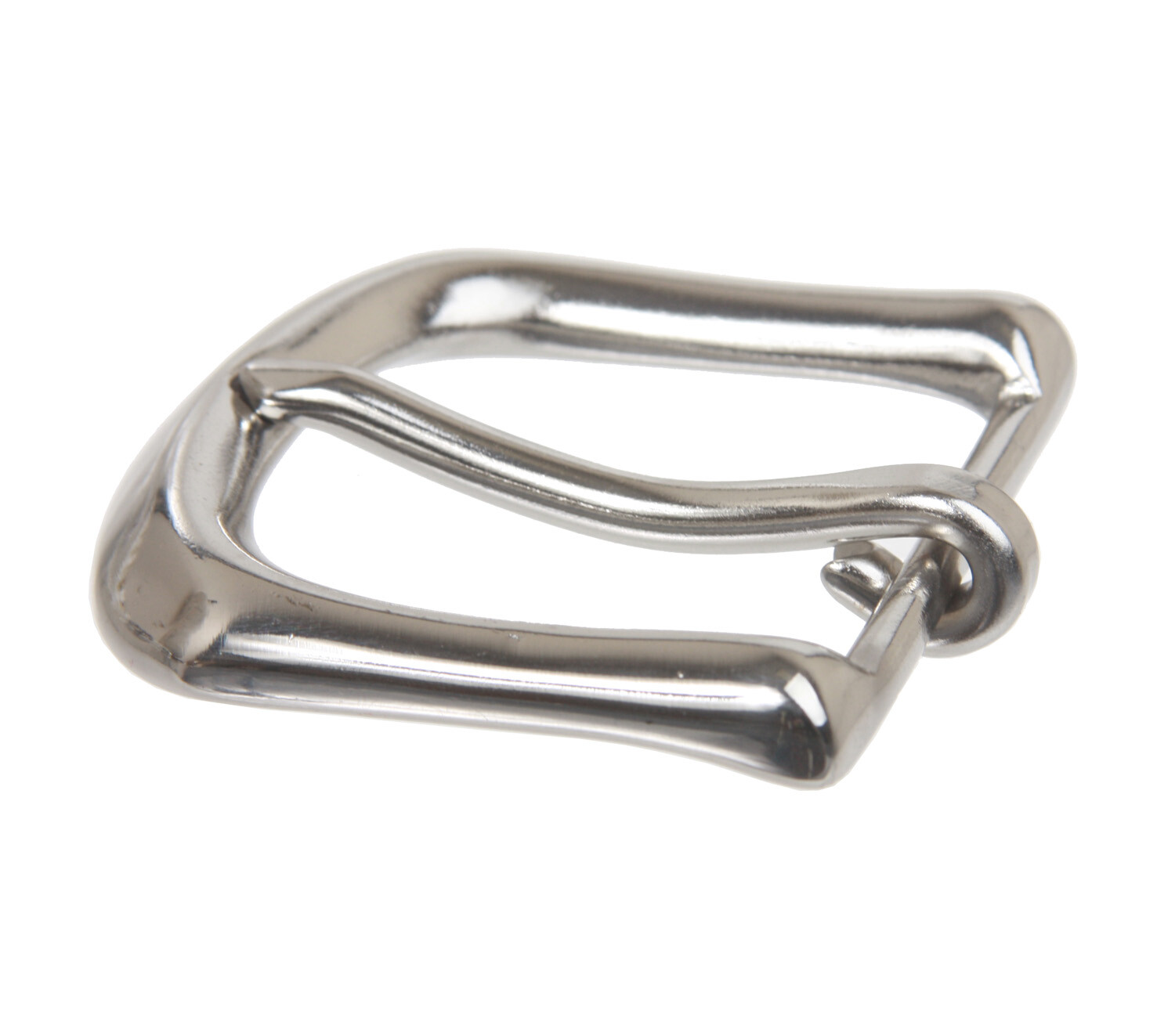 1 1/2&Prime; (38 mm) Nickel Free Single Prong Solid Brass Horseshoe Belt Buckle
