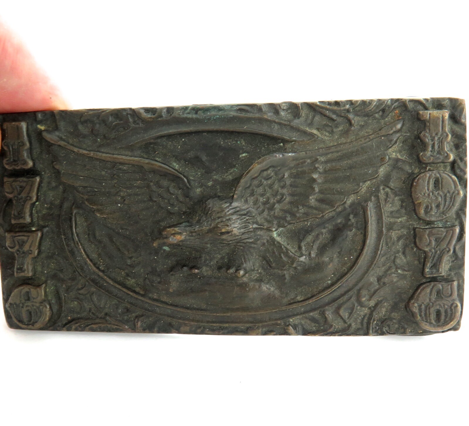 .1976 ADEZY, DENVER, USA BICENTENNIAL AMERICAN EAGLE HEAVY SET BELT BUCKLE.