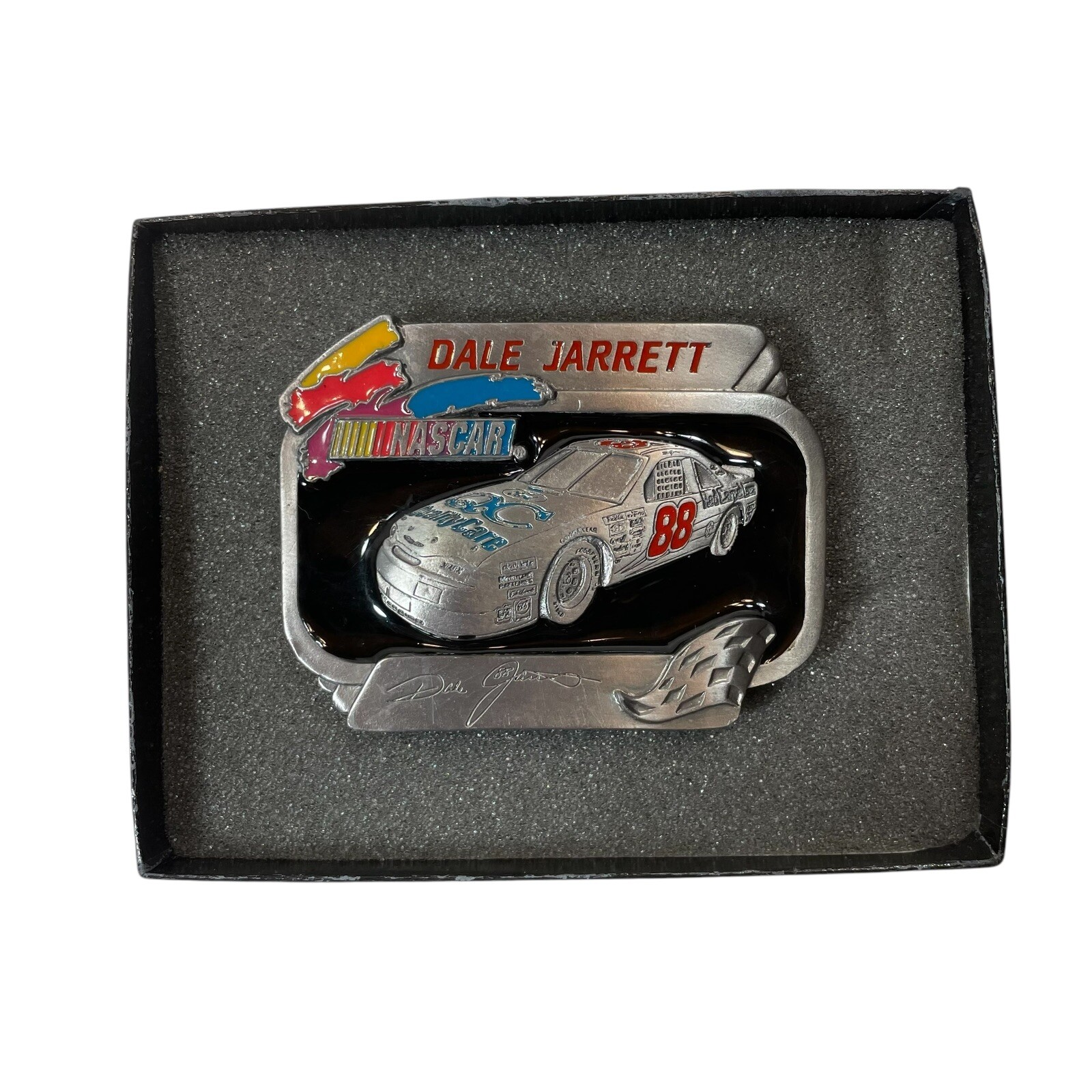 Dale Jarrett Belt Buckle NASCAR Limited Edition American Legends Foundry w/ Box