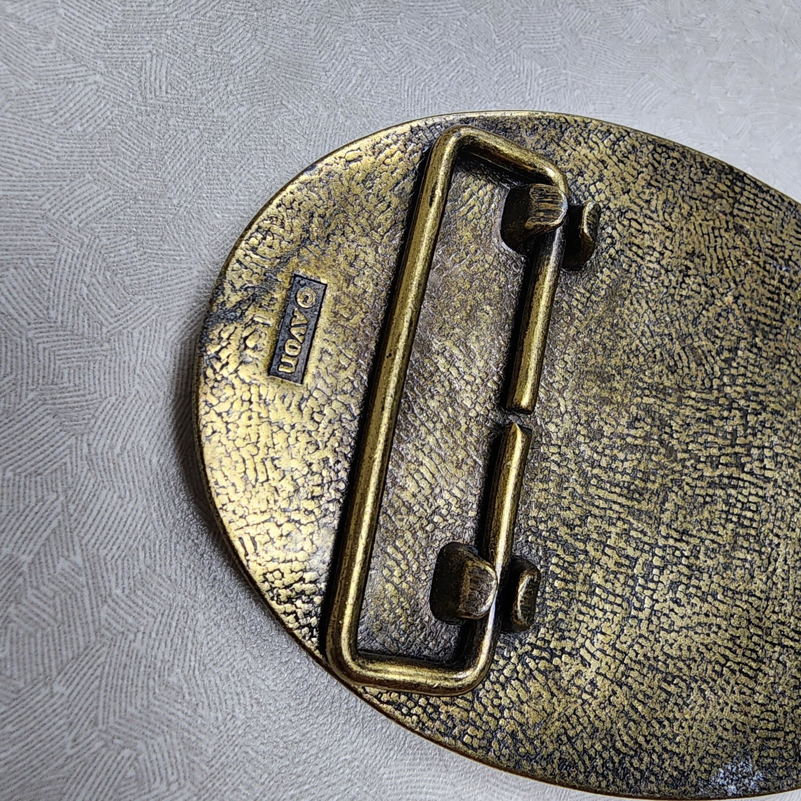 Antique Car Belt Buckle Avon Vintage Model T Brass Look Automobile Vehicle