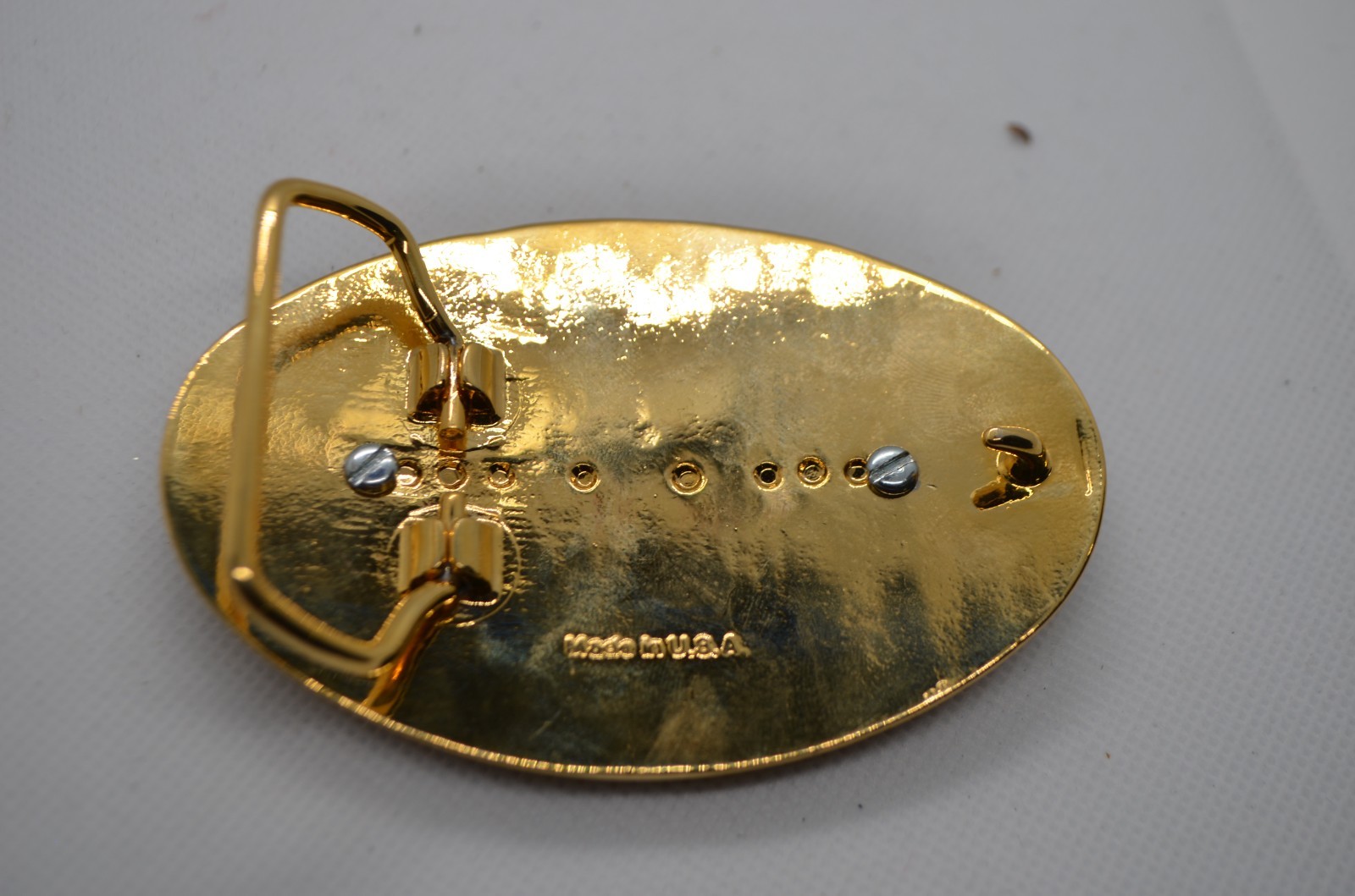 “Nothing Can Stop The Marines” Belt Buckle Made in USA Vintage