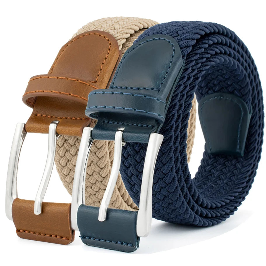 Mens Belt – Braided Stretch Golf Belt for Men Mens Gift for Golf Pants 105CM