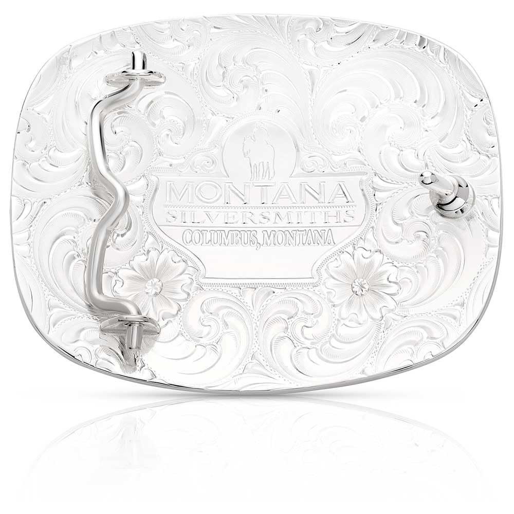 Montana Silversmiths American Made Strength American Flag Western Belt Buckle