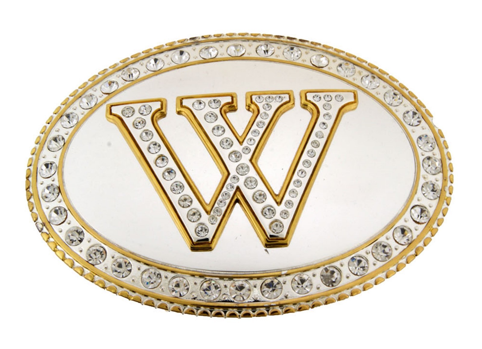 Initial Letter W Belt Buckle Alphabet w Monogram Western Cowboy Rodeo Style New