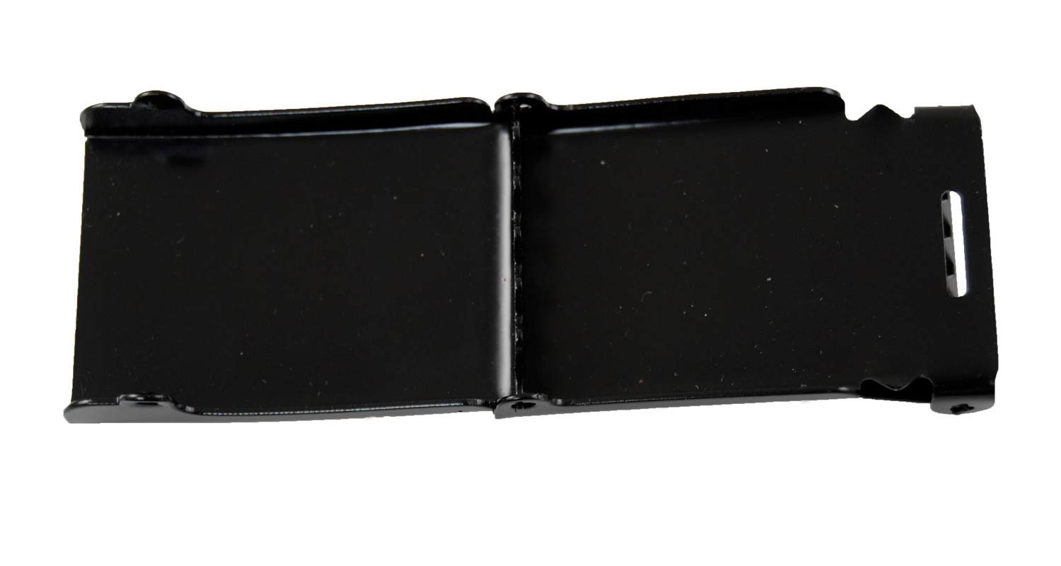 « PLAIN » MILITARY CANVAS WEB FLIP BLACK BELT & BUCKLE 60 INCHES