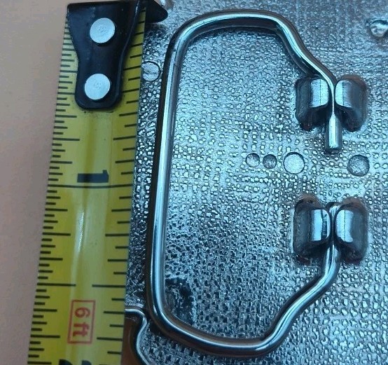 Black & Silver Two-Tone Belt Buckle Etched/Layered Design