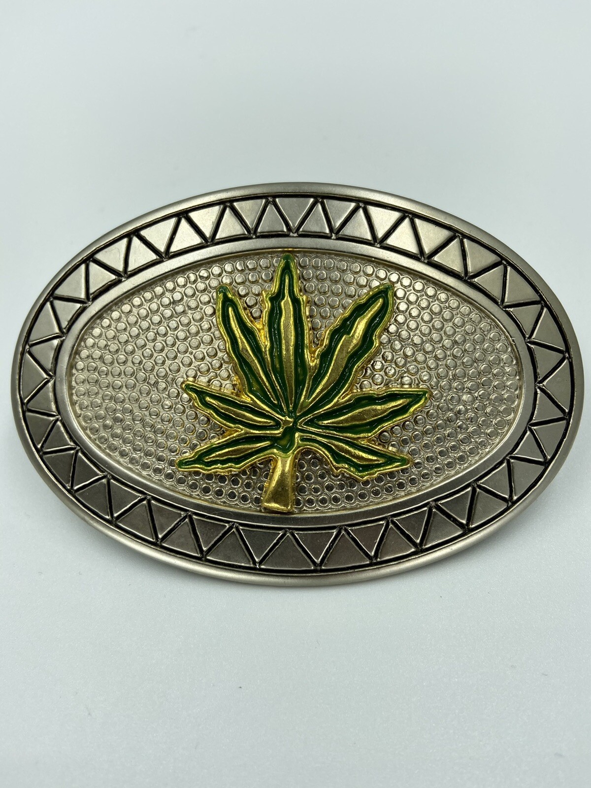 Marijuana Leaf Pot 420 Drugs Smoking Cannabis Metal Unisex Men’s Belt Buckle