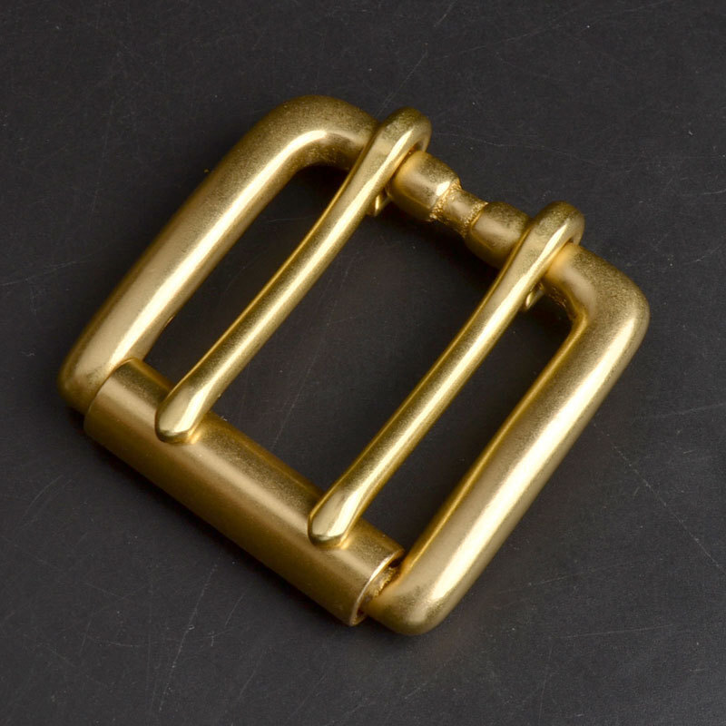 2x Square Double Pin Roller Belt Buckle Replacement Heavy Duty For 4cm