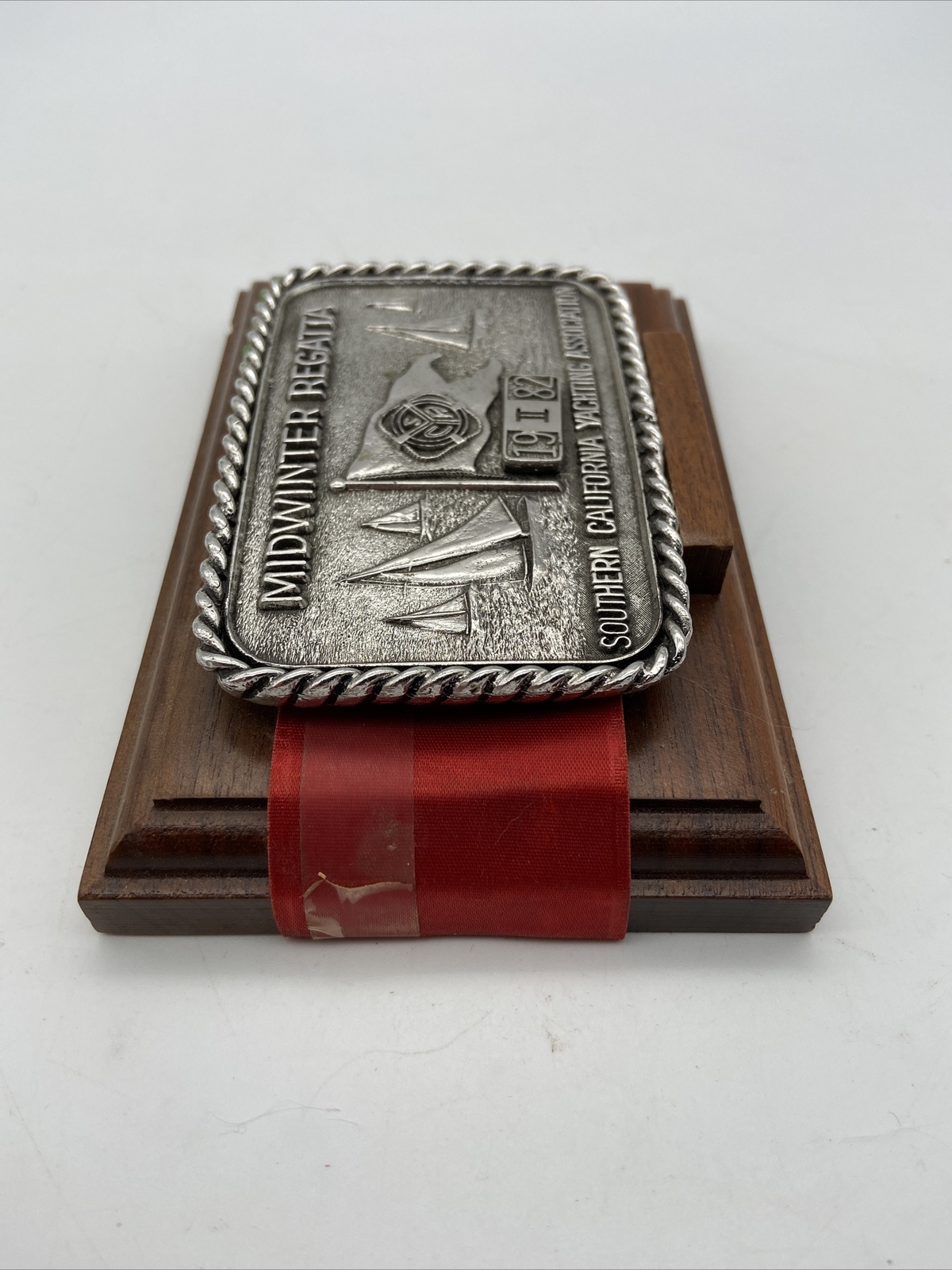 1982 SOUTHERN CALIFORNIA YACHTING ASSOCIATION MIDWINTER REGATTA BELT BUCKLE