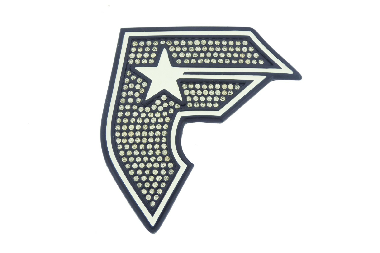 Rock Rebel Silver Famous Star & Strapes Belt Buckle Silver Gold Bling men women