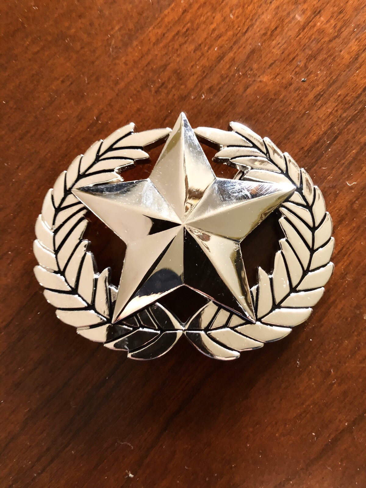 Shooting Star Pentagram Stars Roman Leaf Metal Unisex Men’s Belt Buckle