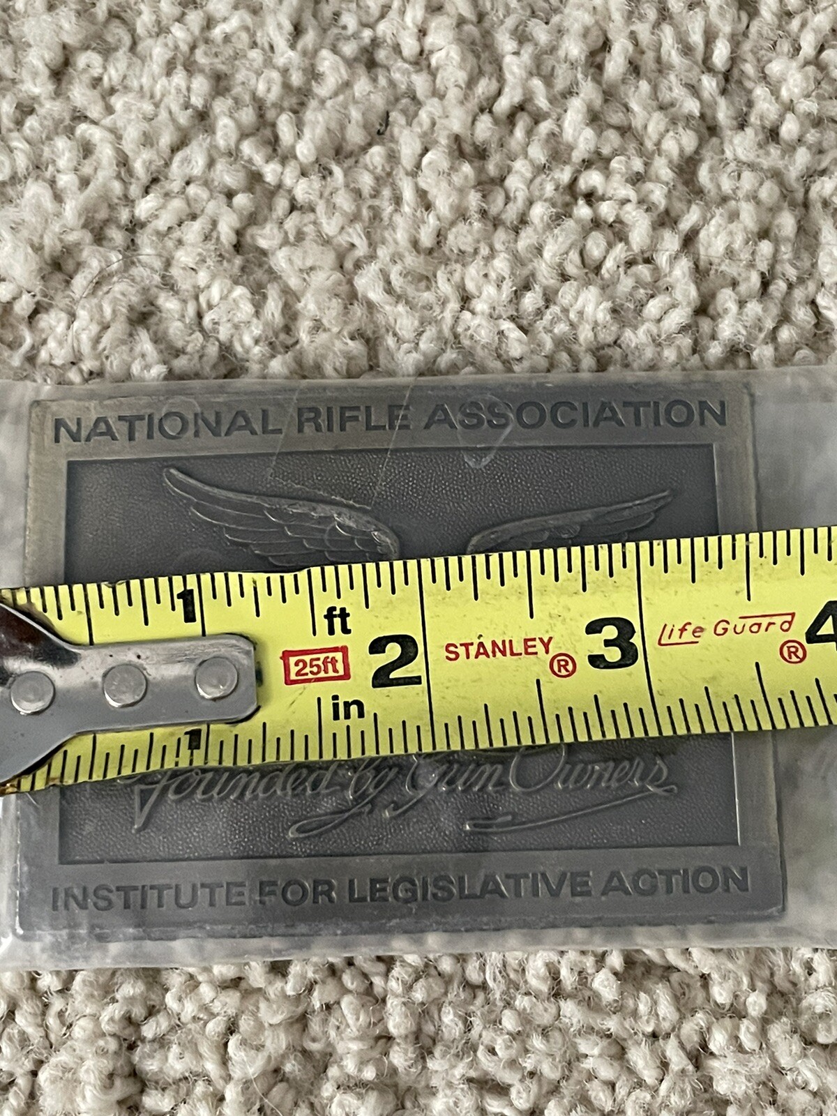 New NRA National Rifle Association Belt Buckle Legislative Action 0824