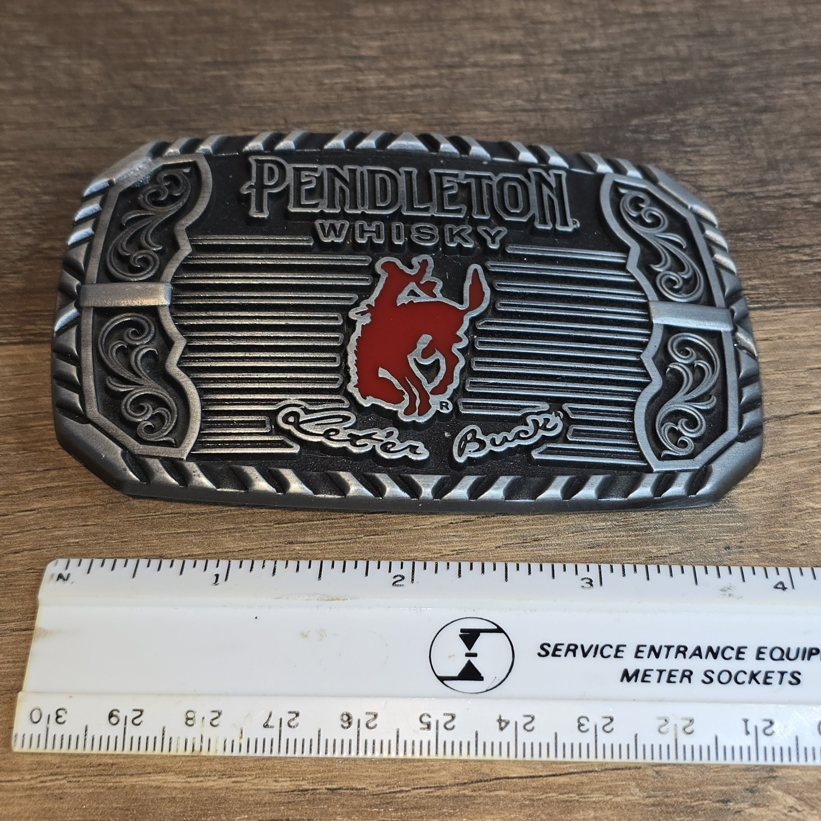 Ltd Edition 2025 Pendleton Whisky Let’r Ride Belt Buckle Montana Silversmith New