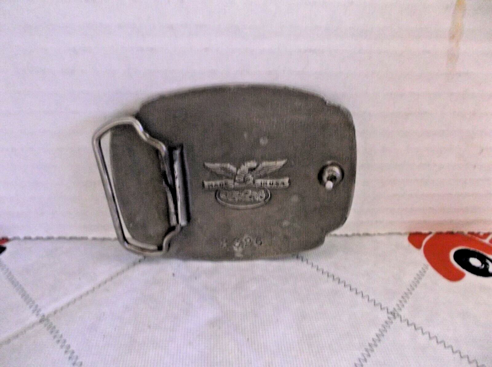 Vintage Viet Nam Veteran We Served Our Time In Hell Belt Buckle