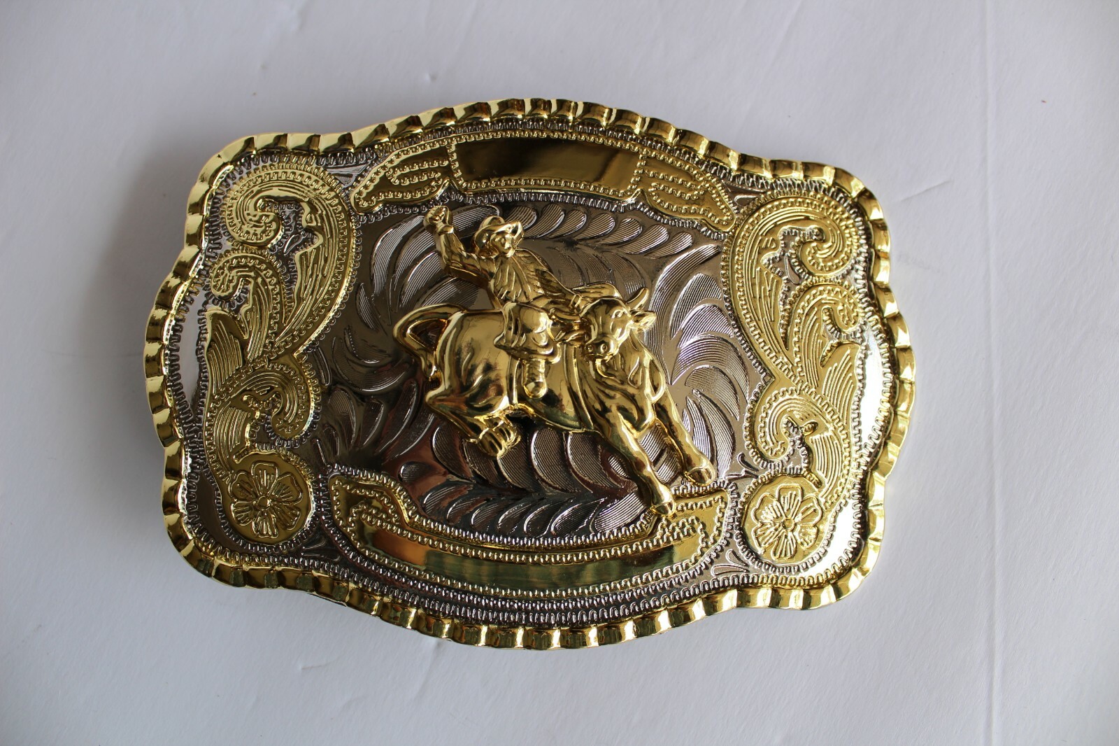 COWBOY CHURCH PRAYER WESTERN BELT BUCKLE METAL FASHION ART BRAND NEW 5&Prime; x 4&Prime;