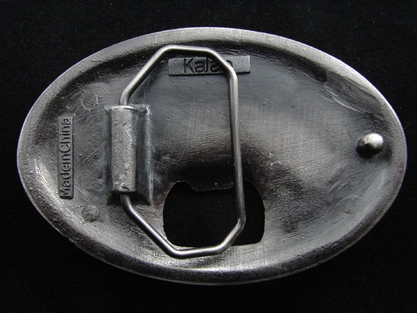 RF03171 *NOS* REALLY NICE **DRUNK** BOTTLE OPENER FUNNY NOVELTY BELT BUCKLE