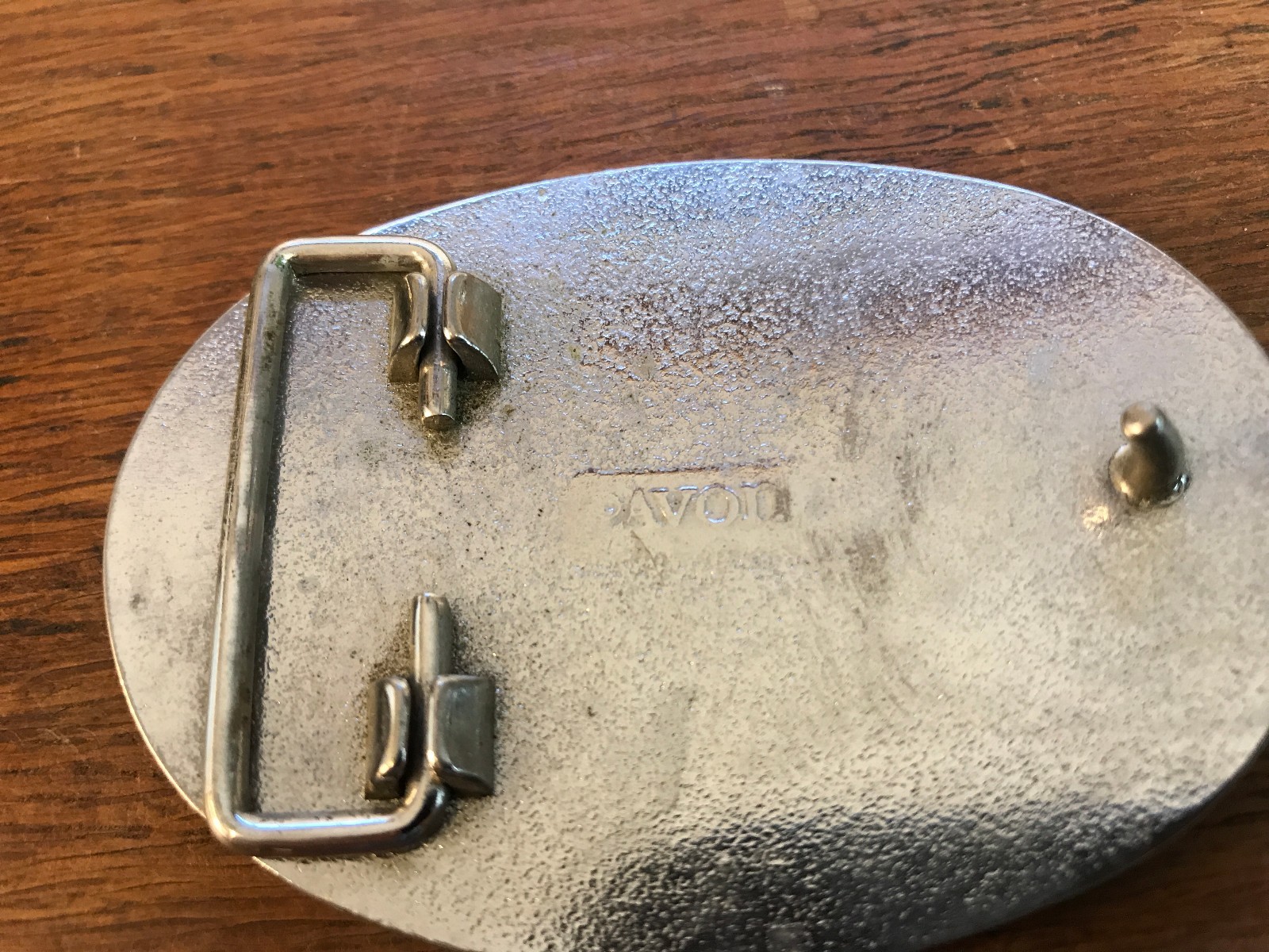 Vintage Avon Horse Saddle Unisex Metal Belt Buckle 2 1/4&Prime; X 3&Prime;