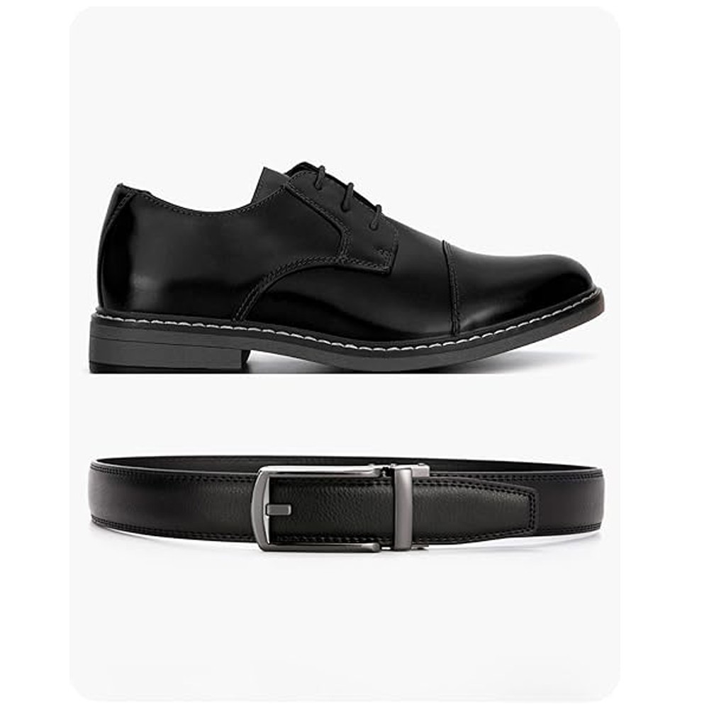 Ratchet Boy Belt With Snap Closure Adjustable For Casual And Formal Wear
