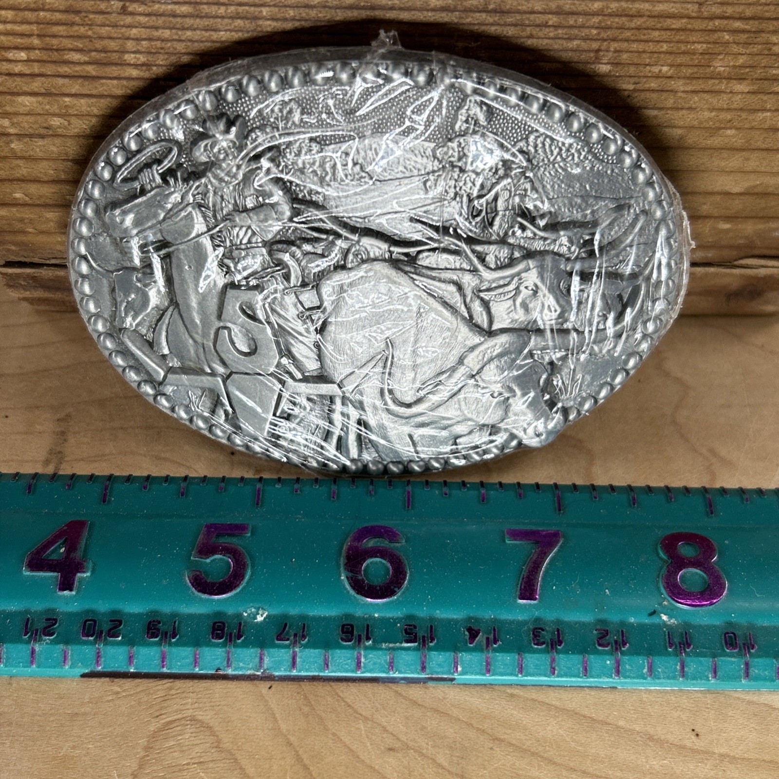 NEW SEALED COWBOY WESTERN CATTLE DRIVE LONGHORN STEER ZEE SERIES BELT BUCKLE