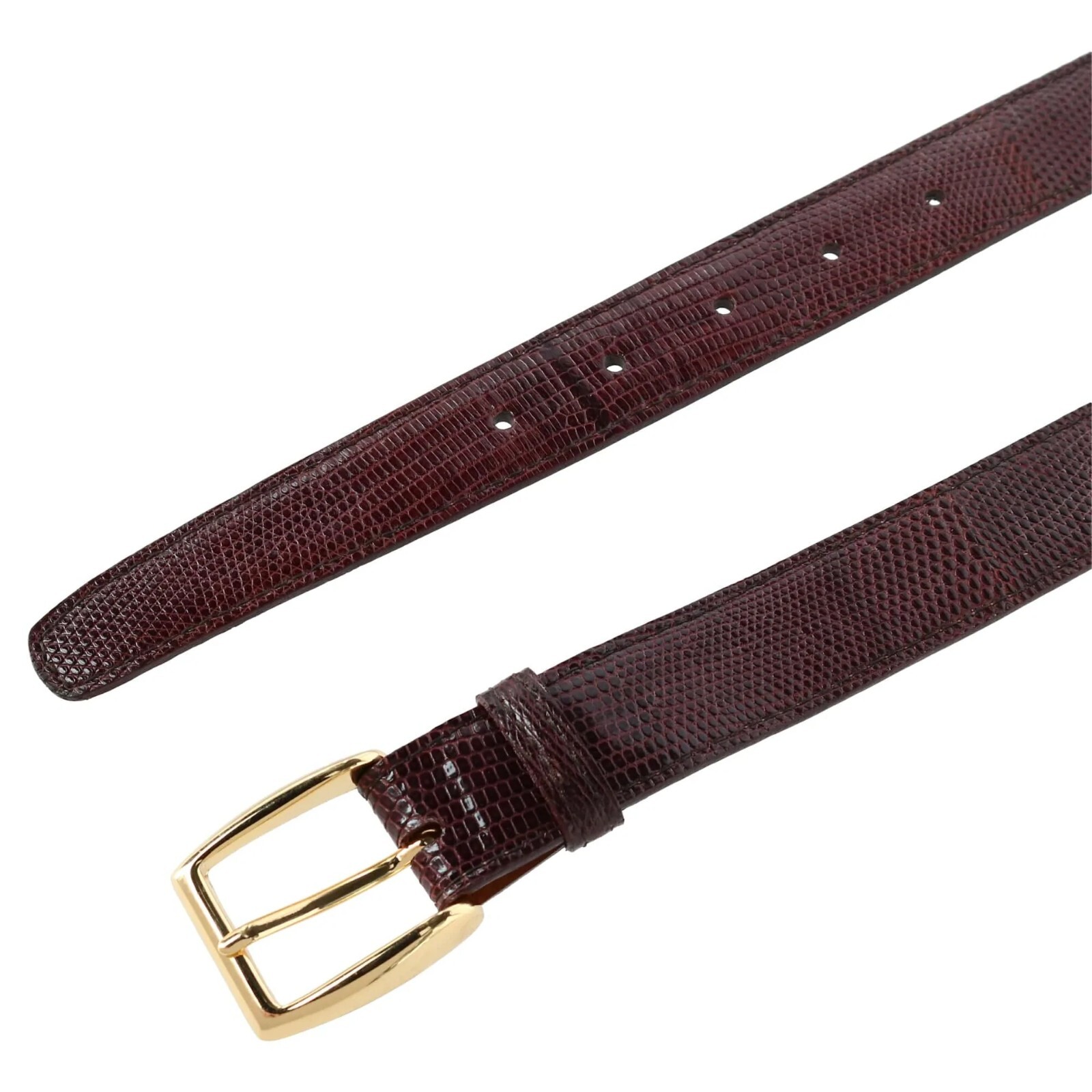 Brand New Windsor 30mm Genuine Lizard Belt 36 (Two Interchangeable Buckle Set) 