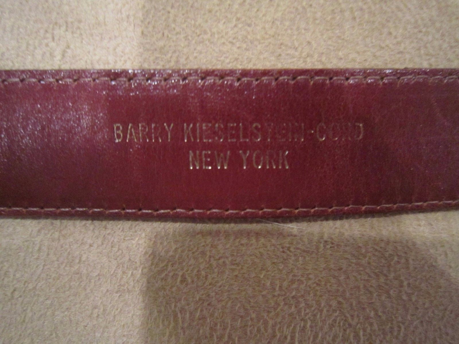 Kieselstein-Cord Sterling Double Alligator Buckle W/Brown Alligator Belt Size 2