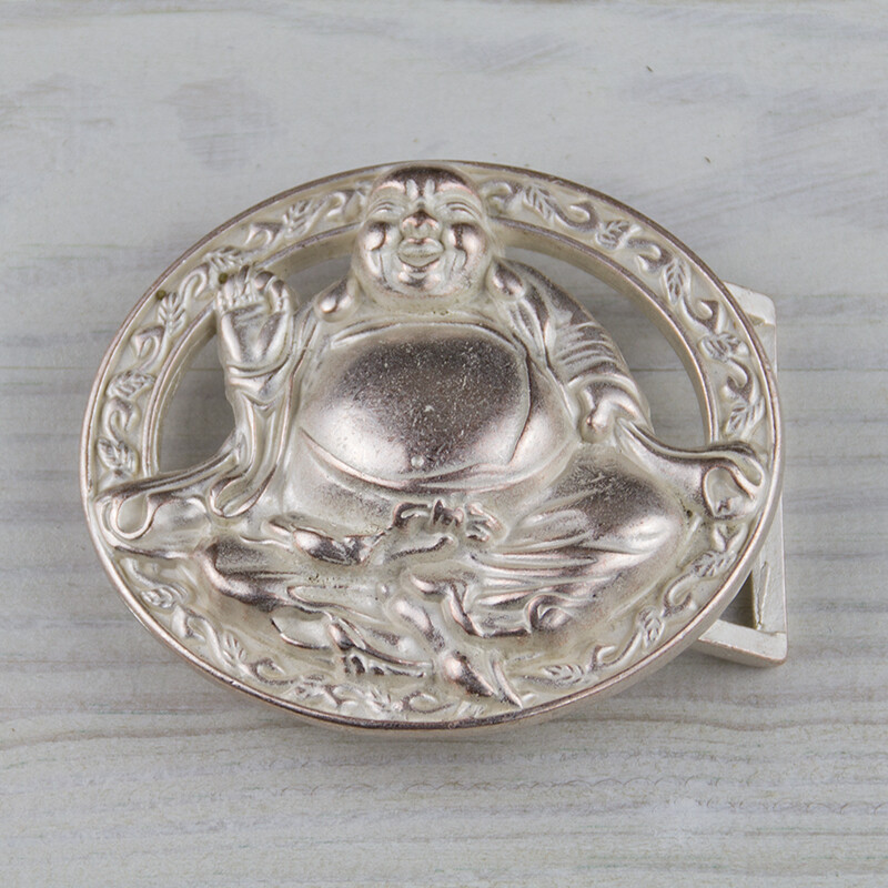 Buddha Goa Hippie Vintage Belt Buckle Rose Mother of Pearl Interchangeable Buckle GS02rp