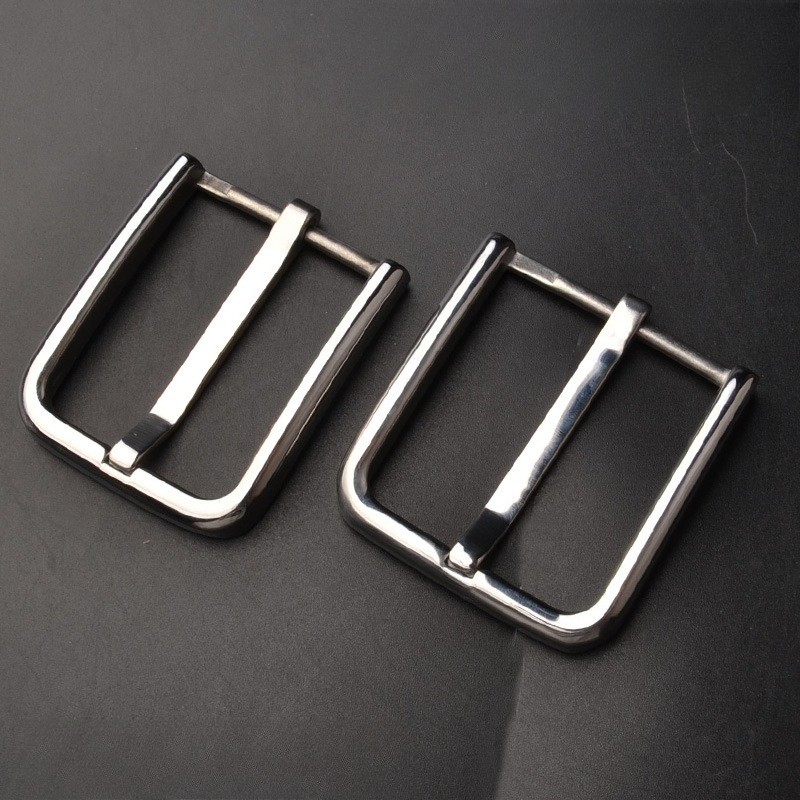 Replacement Stainless Steel Single Prong Belt Buckle Fits 1.3/1.5 Inch Belt