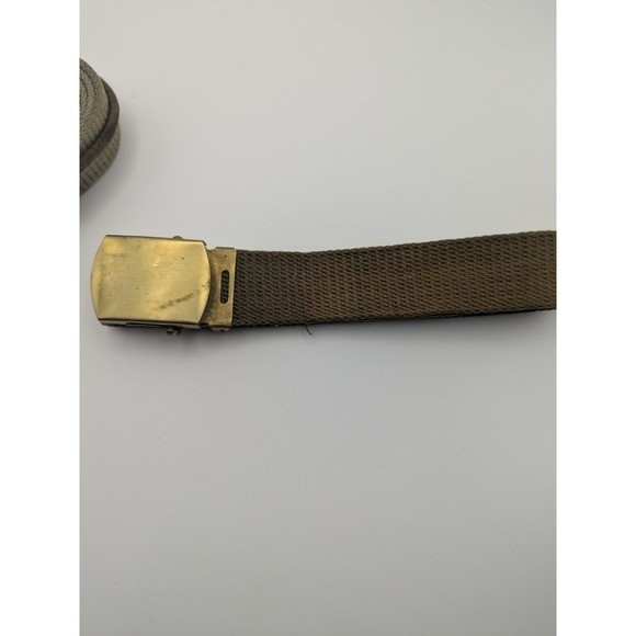 3 Vintage 1950s Air Force USAF Military Belts Solid Brass Buckle B1667