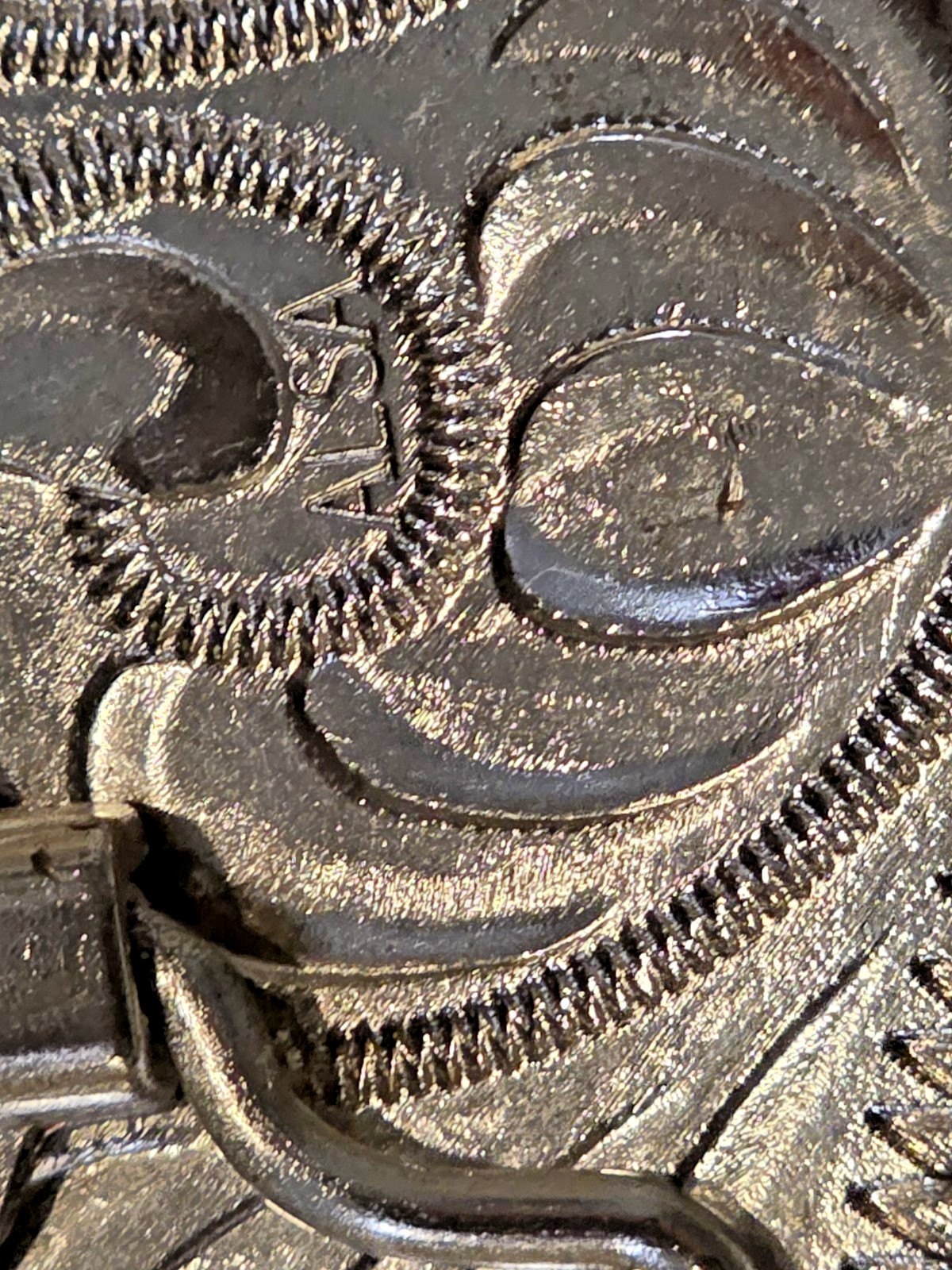 Western Belt Buckle, Longhorn Design
