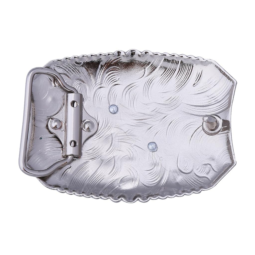 Cowboy Style Belt Buckle for Men Western Buckles with Horse and Turquoise Vin…
