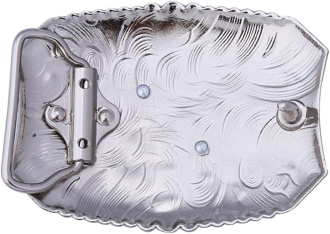 Cowboy Style Belt Buckle for Men Western Buckles with Horse and Turquoise Vin…