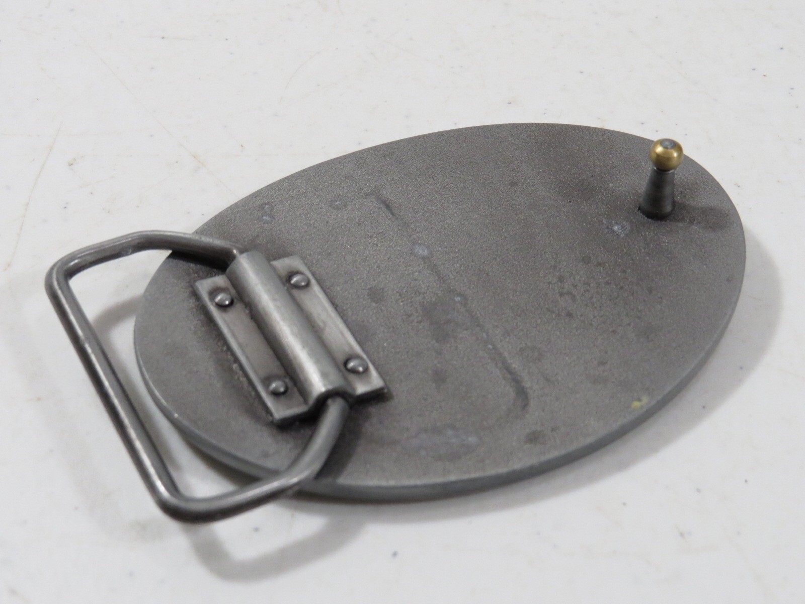 Kick On Ranch Large Western Belt Buckle Heavy 3.5 » x 2.5 »