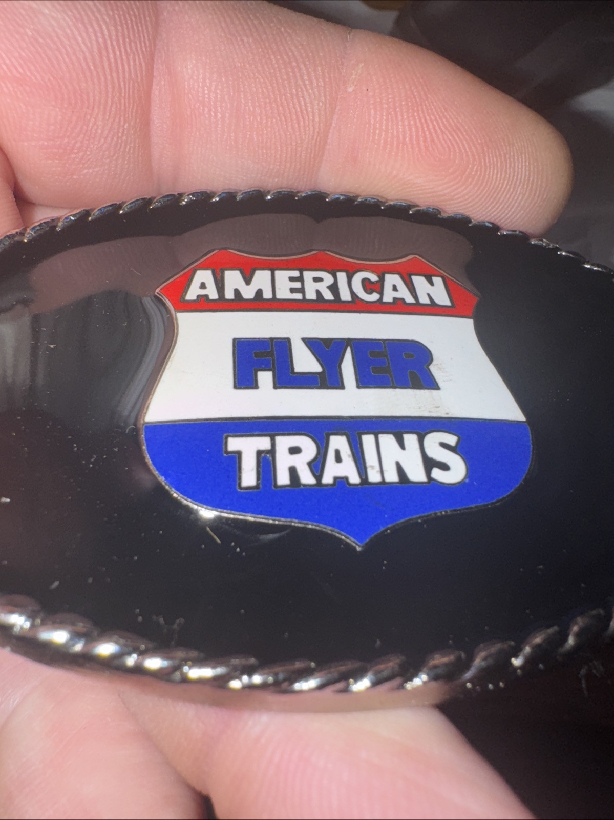 Vintage American Flyer Trains Railroad New Belt Buckle Rare NOS Free Shipping