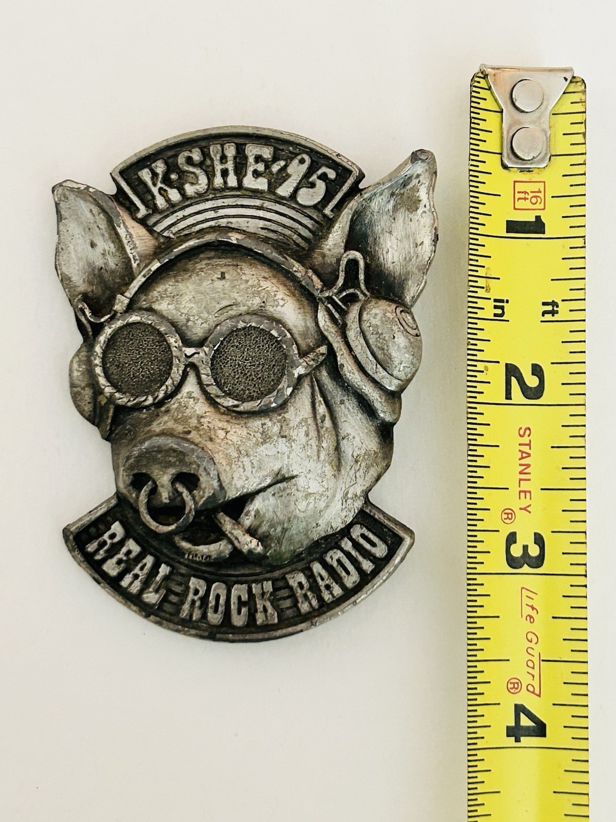 KSHE-95 St Louis Real Rock Radio Belt Buckle « Sweetmeat » READ