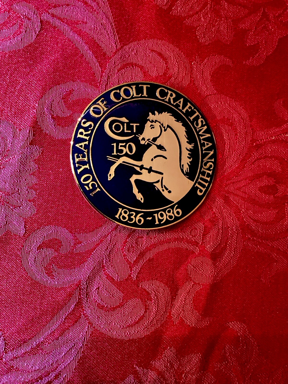 Colt Firearms “150th Anniversary “ 1836-1986 Belt Buckle “New”!