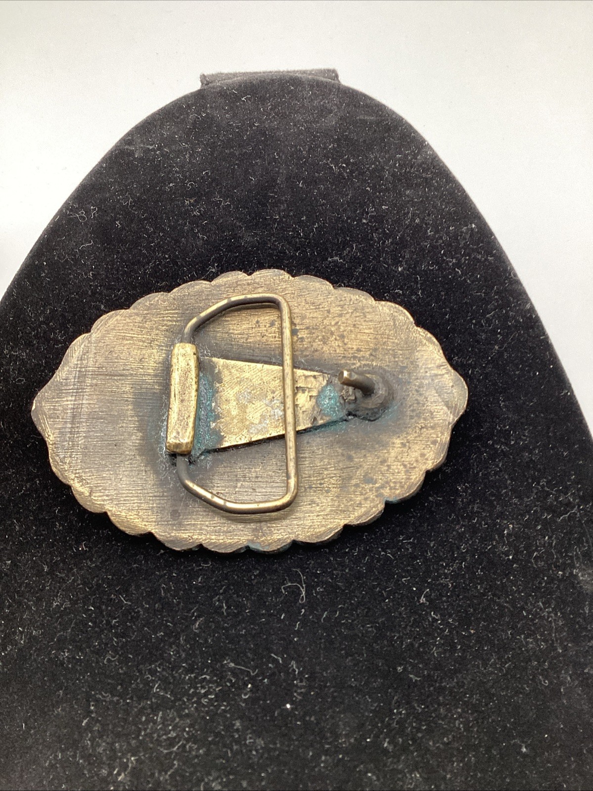 Vintage American Police PIG Belt Buckle Patience Integrity Guts Law Order