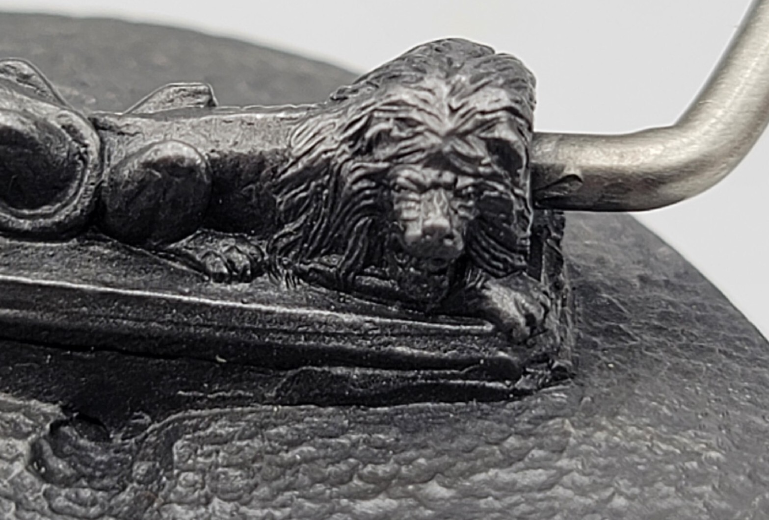 Vtg Belt Buckle Gun NRA ILA 20th Anniversary 3d Lion Shape Chape & Prong NEW