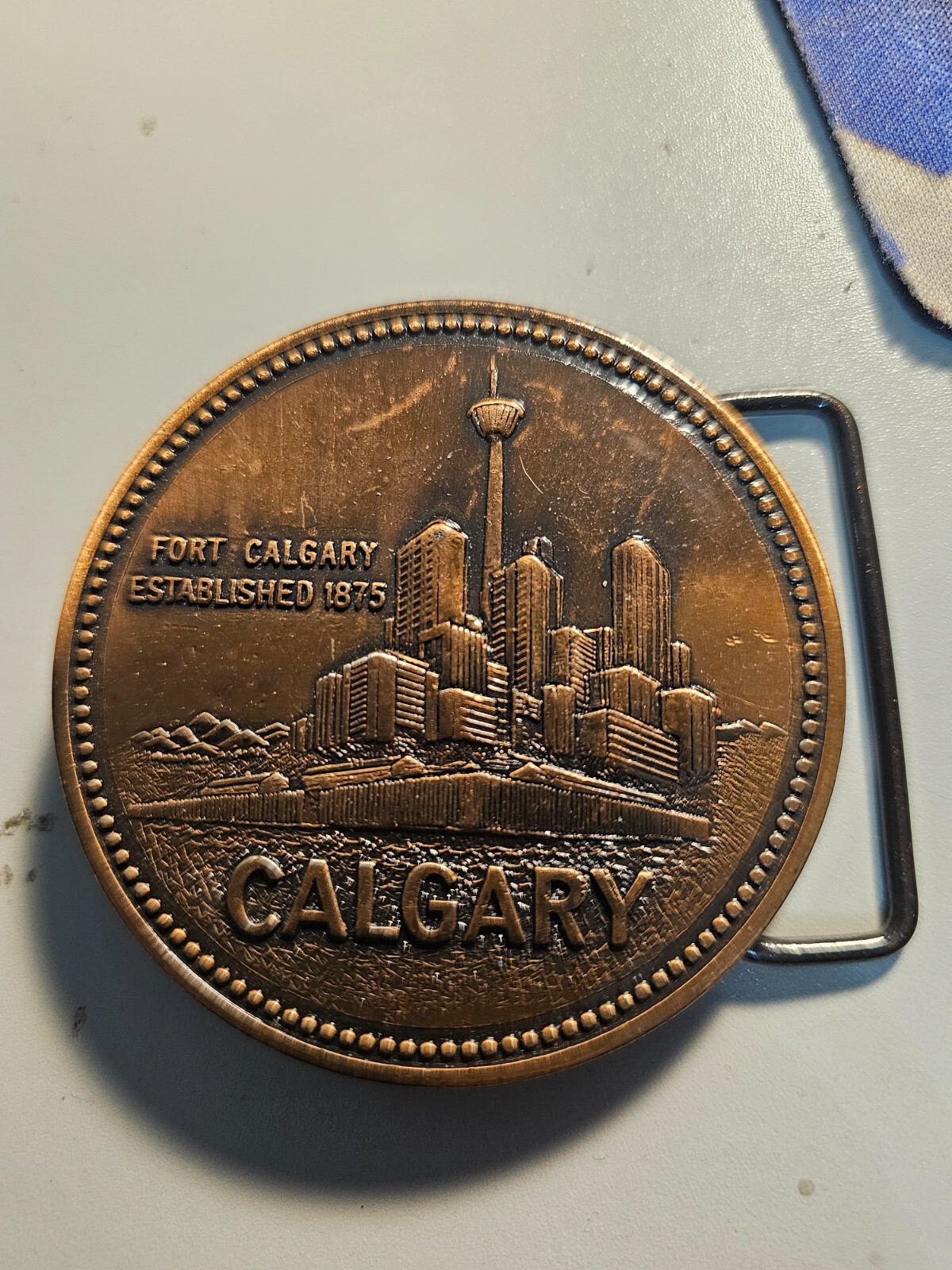 Fort Calgary Bronze Belt Buckle – Canada Century
