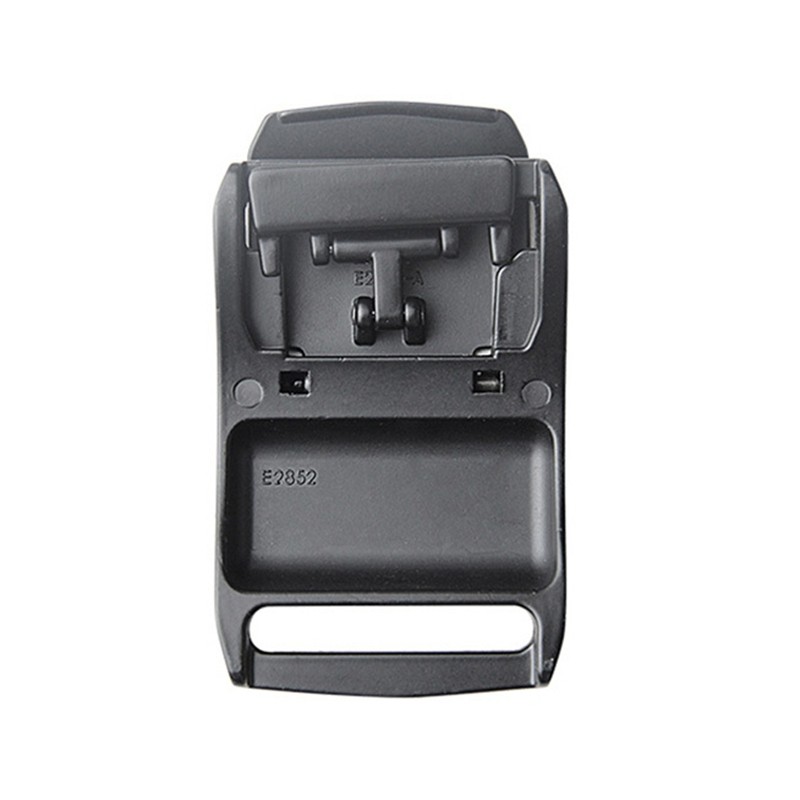 Black Aluminum 38mm Belt Buckle Lightweight Tactical Webbing Buckle for Outdoor