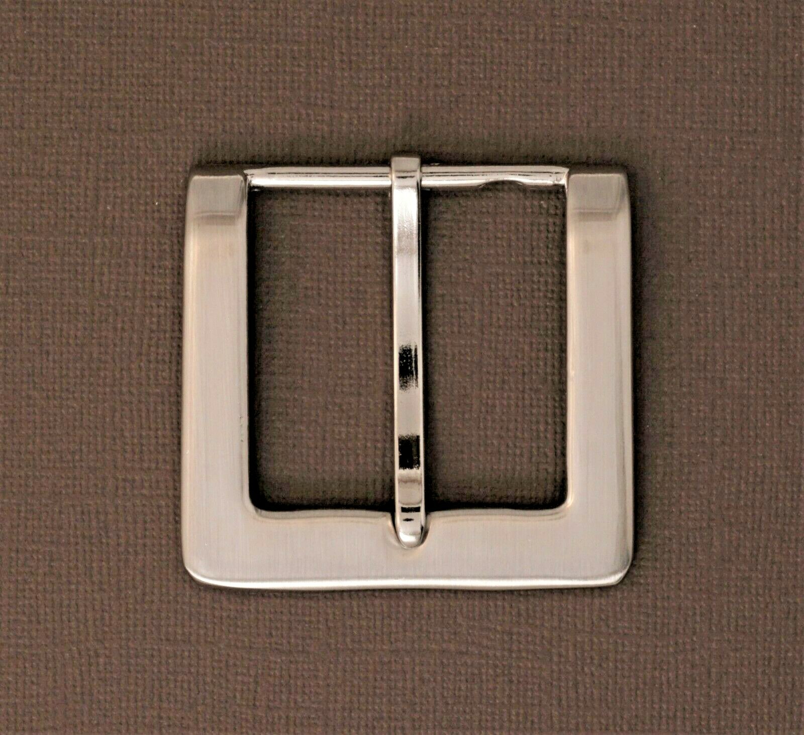 New 1 1/2&Prime; pin buckle(#56) man/women brushed nickel finish jean casual USA