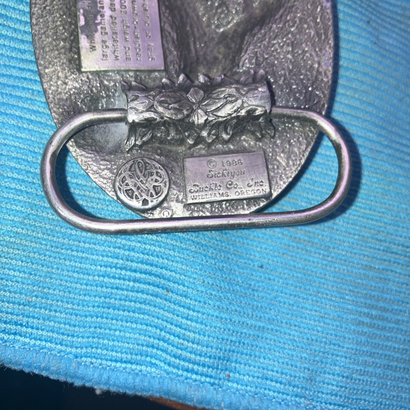 1988 Siskiyou Buckle Co Buck Deer Hunting Belt See Pic’s